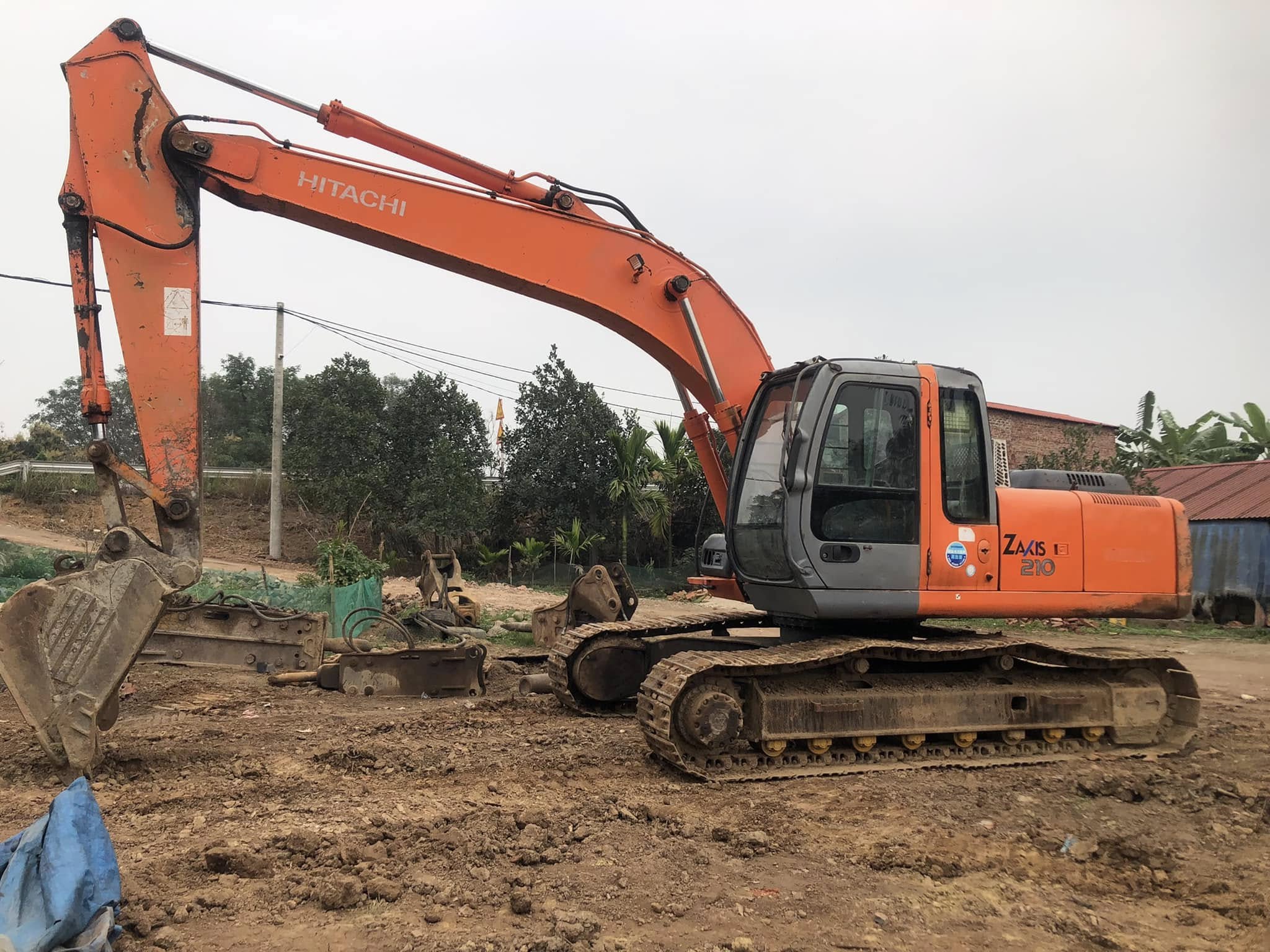 Máy xúc điện Hitachi ZX210-E